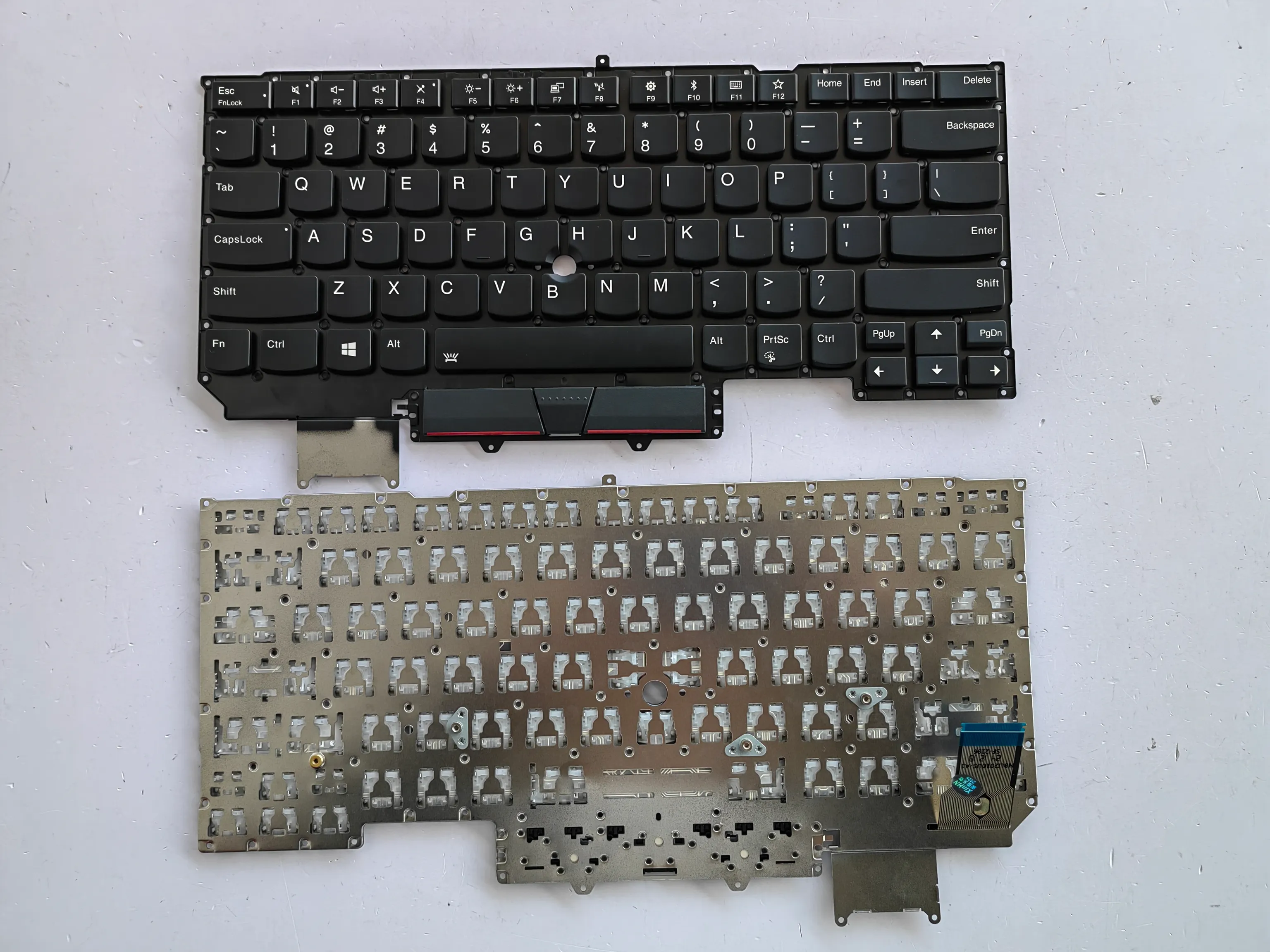 Picture of Laptop US keyboard forNew Replacement Keyboard Laptop For IBM X1C 2017/X1C 2018/X1 Carbon 5th/X1 Carbon 6th BLACK With hole (OEM) US US Layout